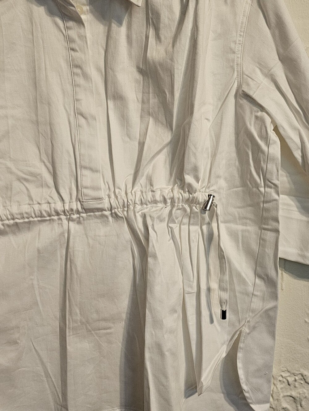 Women's Xsp White Cinch Waist 3/4 Sleeve Carla Rockmore — image 4 of 8